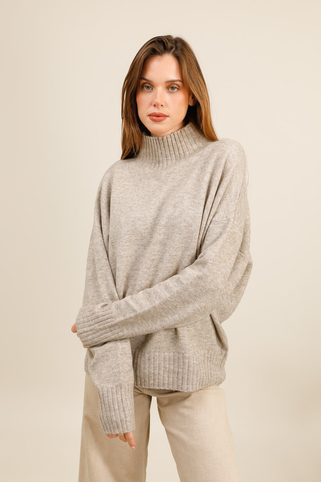 Essence High- Neck Sweater