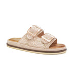 Pink Beaded Slides