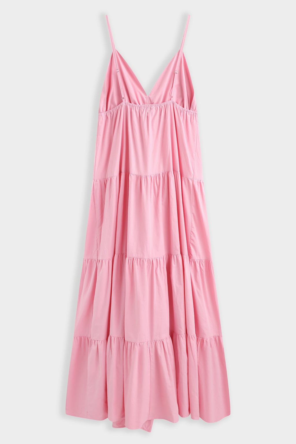 Pink Tiered Smock Dress