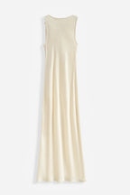 Butter Yellow Selena Satin Dress