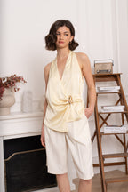 Lemon Valentina Buckle Top