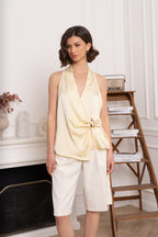 Lemon Valentina Buckle Top