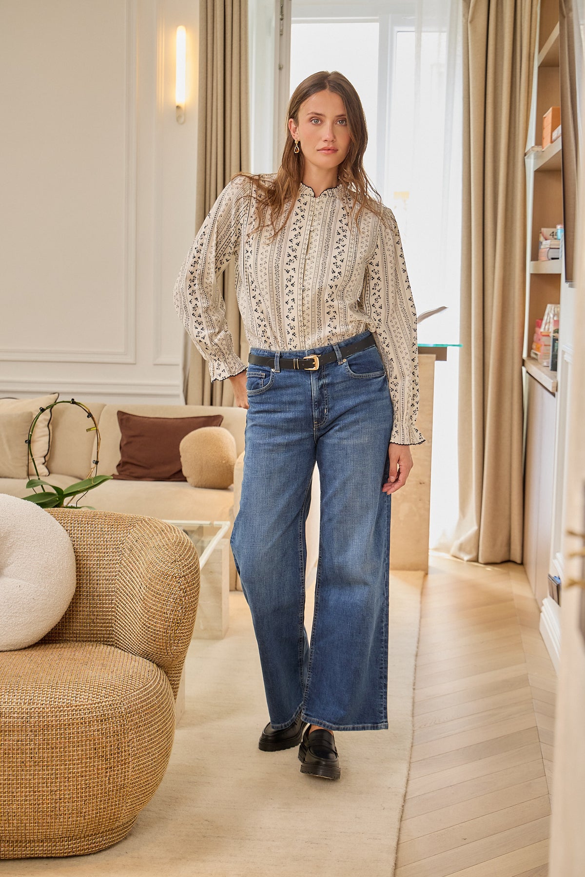 Navy Vaya Blouse