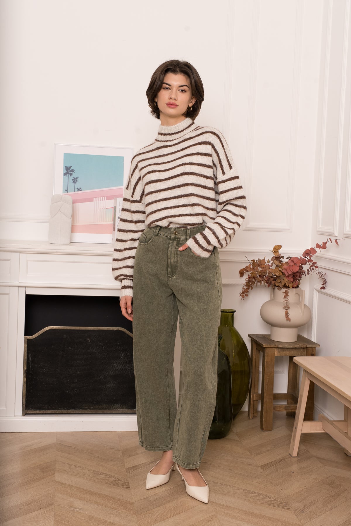 Khaki Denim Jean
