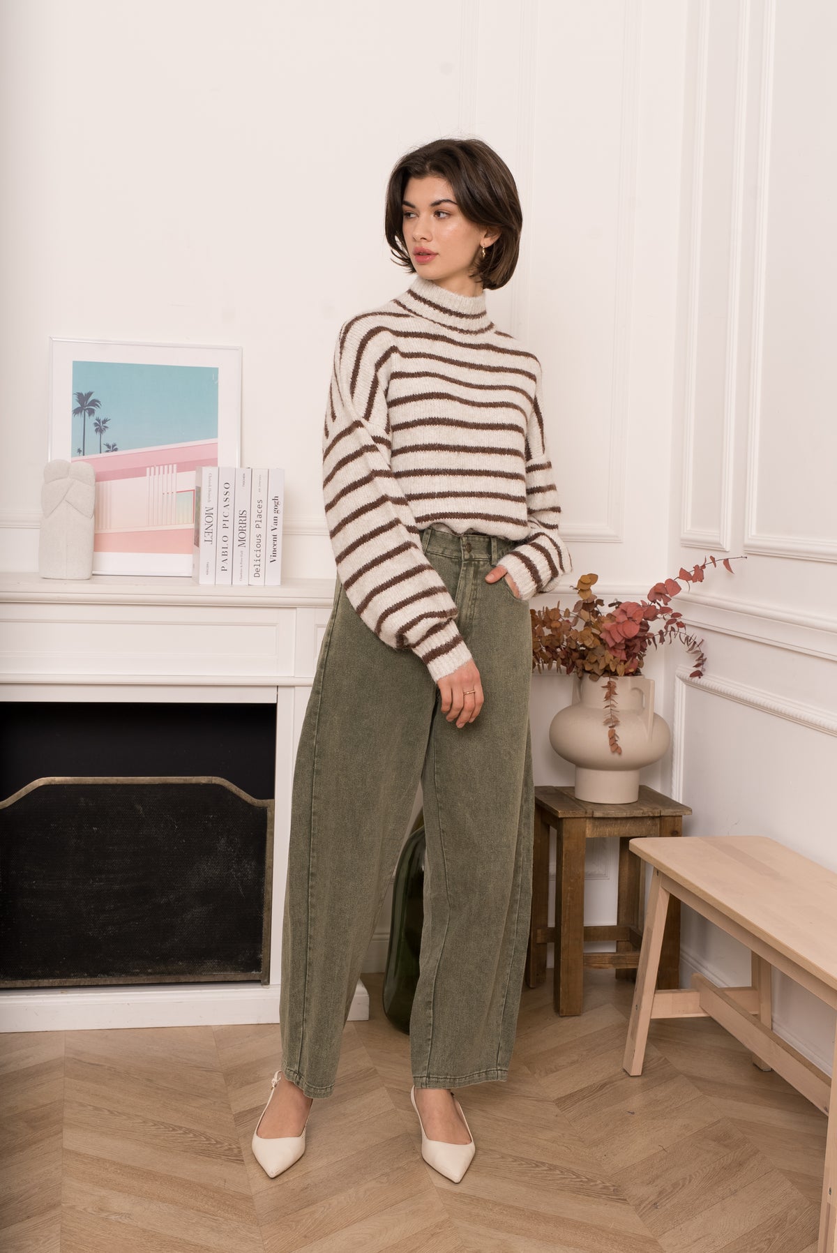 Khaki Denim Jean
