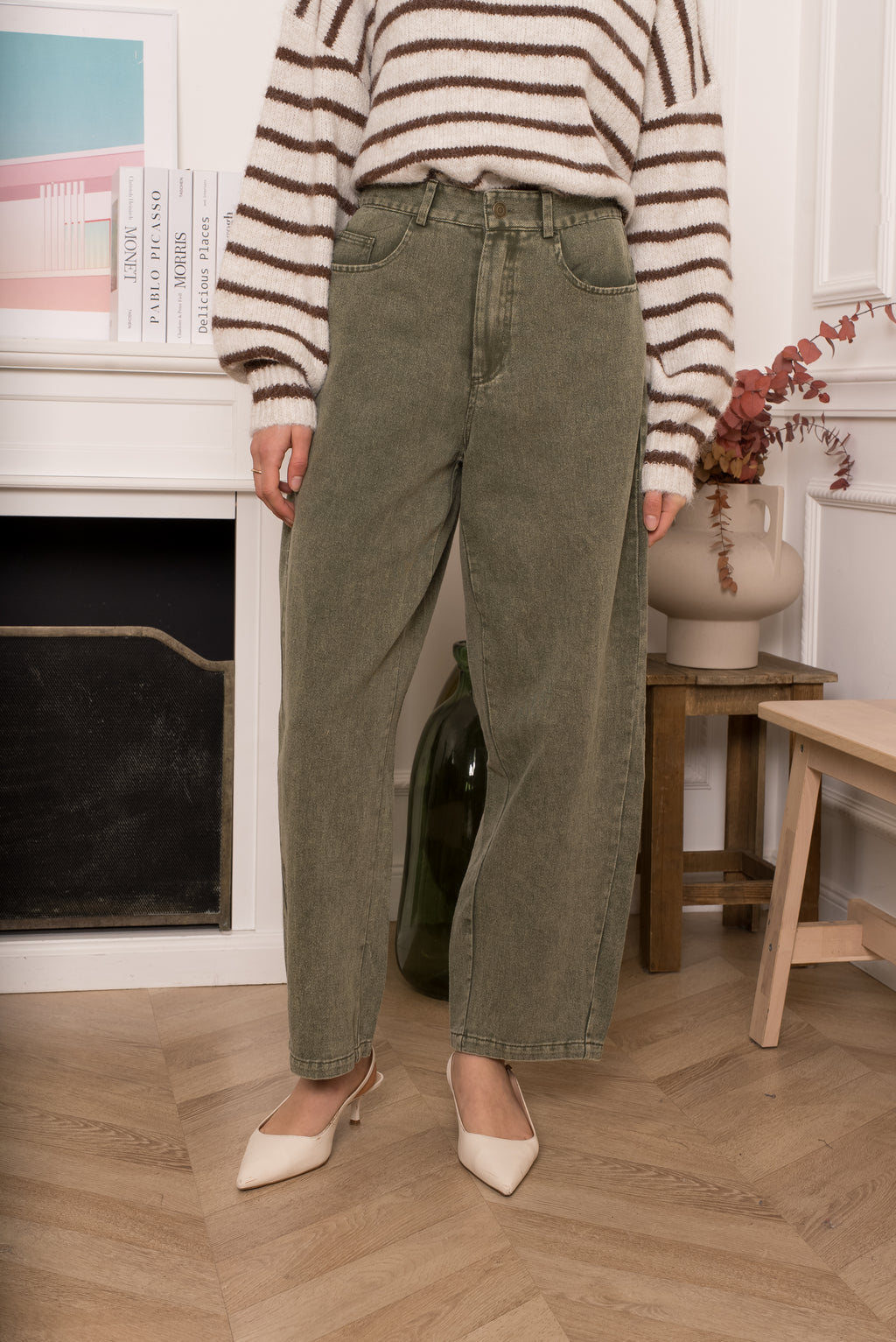 Khaki Denim Jean