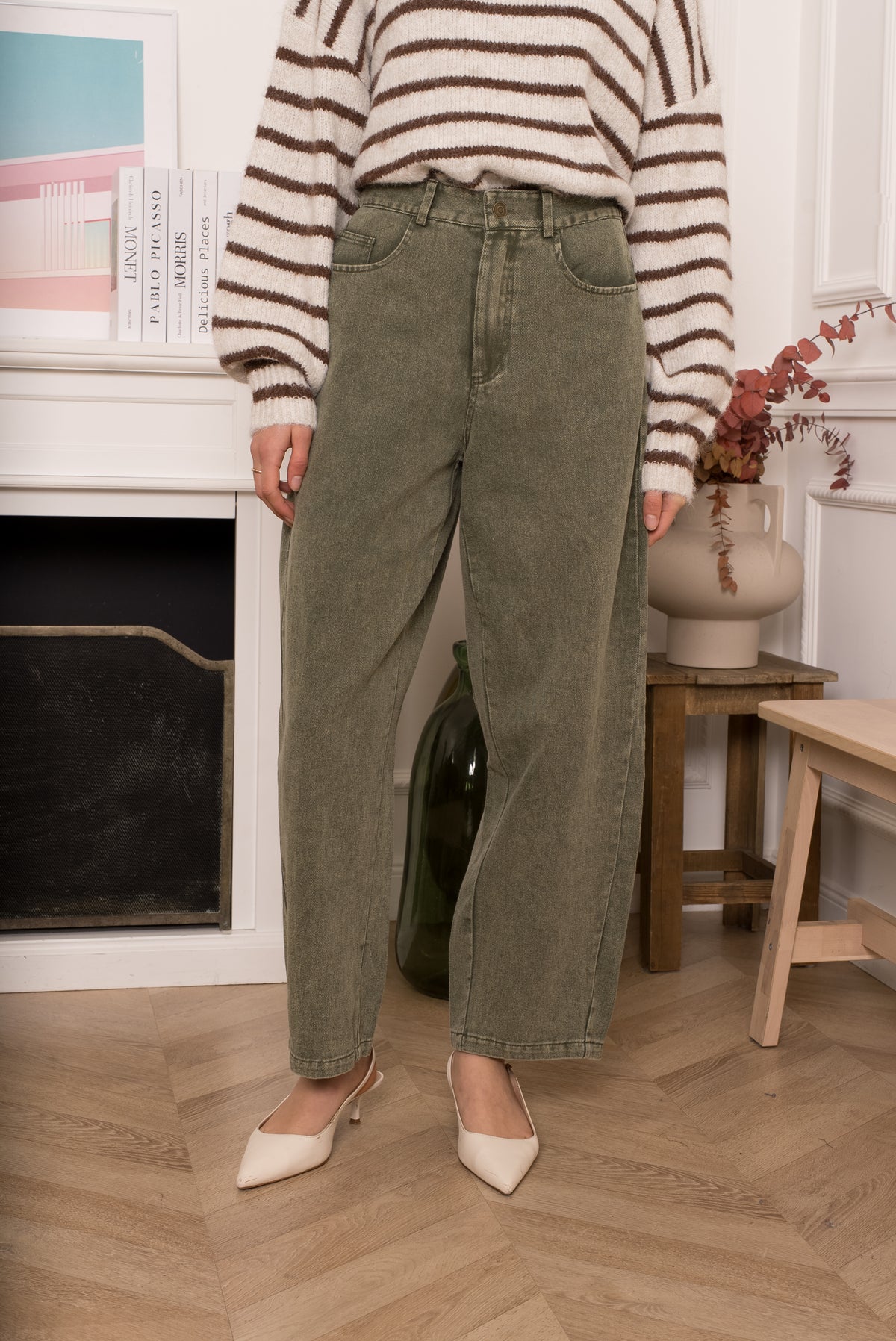 Khaki Denim Jean