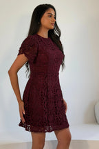 Plum Ami Lace Dress