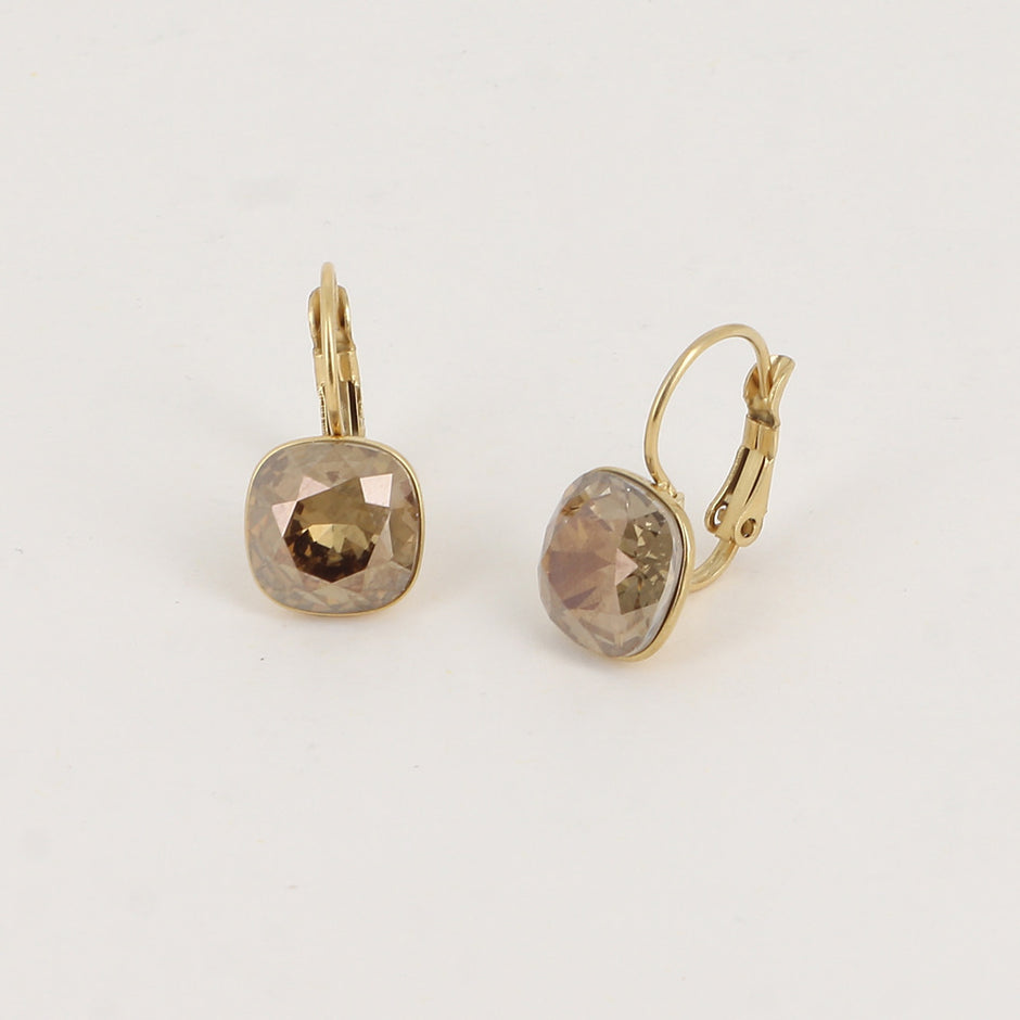 Bronze Bea Swarovski Earring
