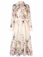 Ivory Wisteria Shirt Dress