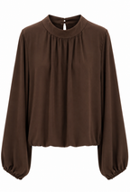 Dark Brown Elara Blouse