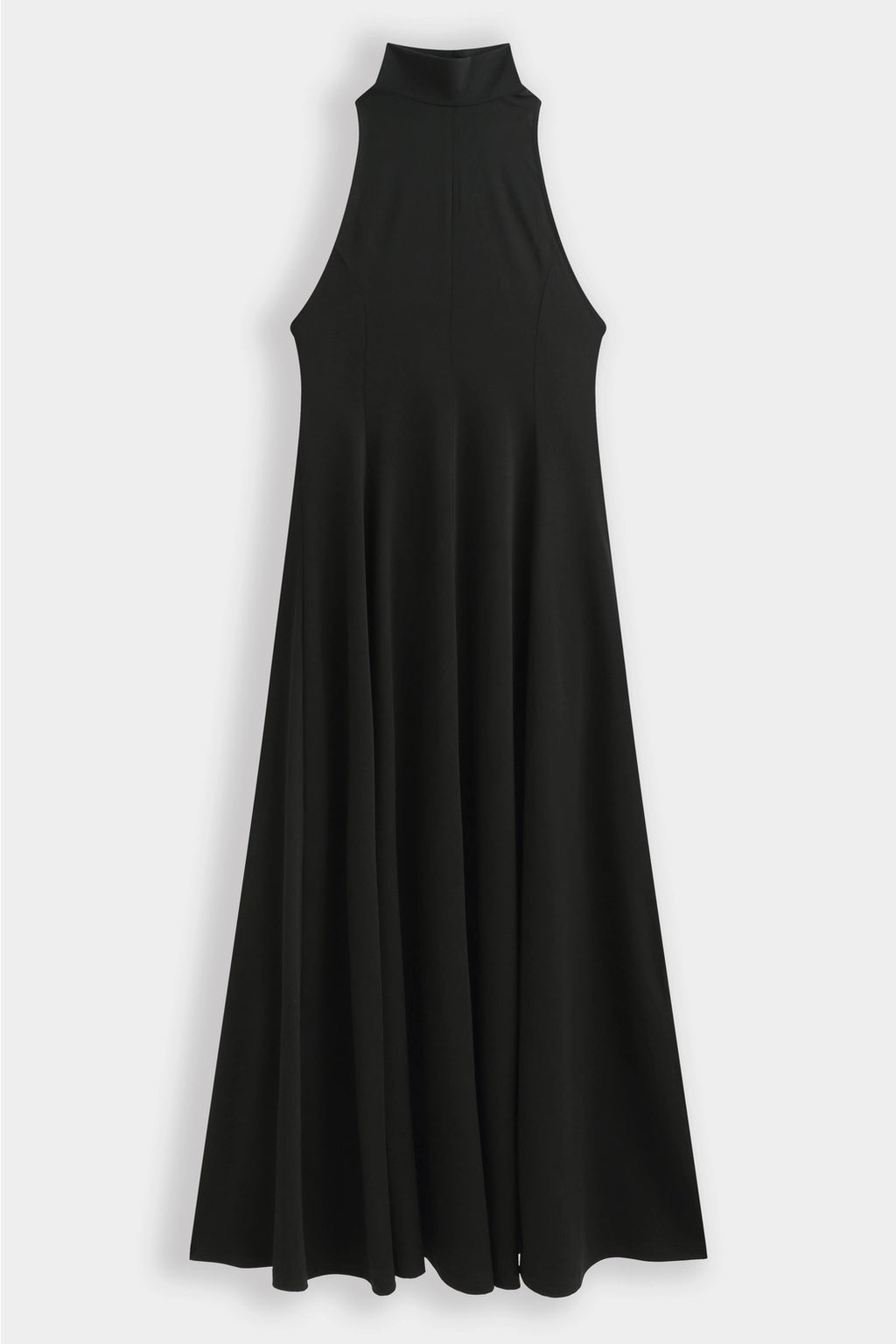 Black Sofia Halter Maxi Dress