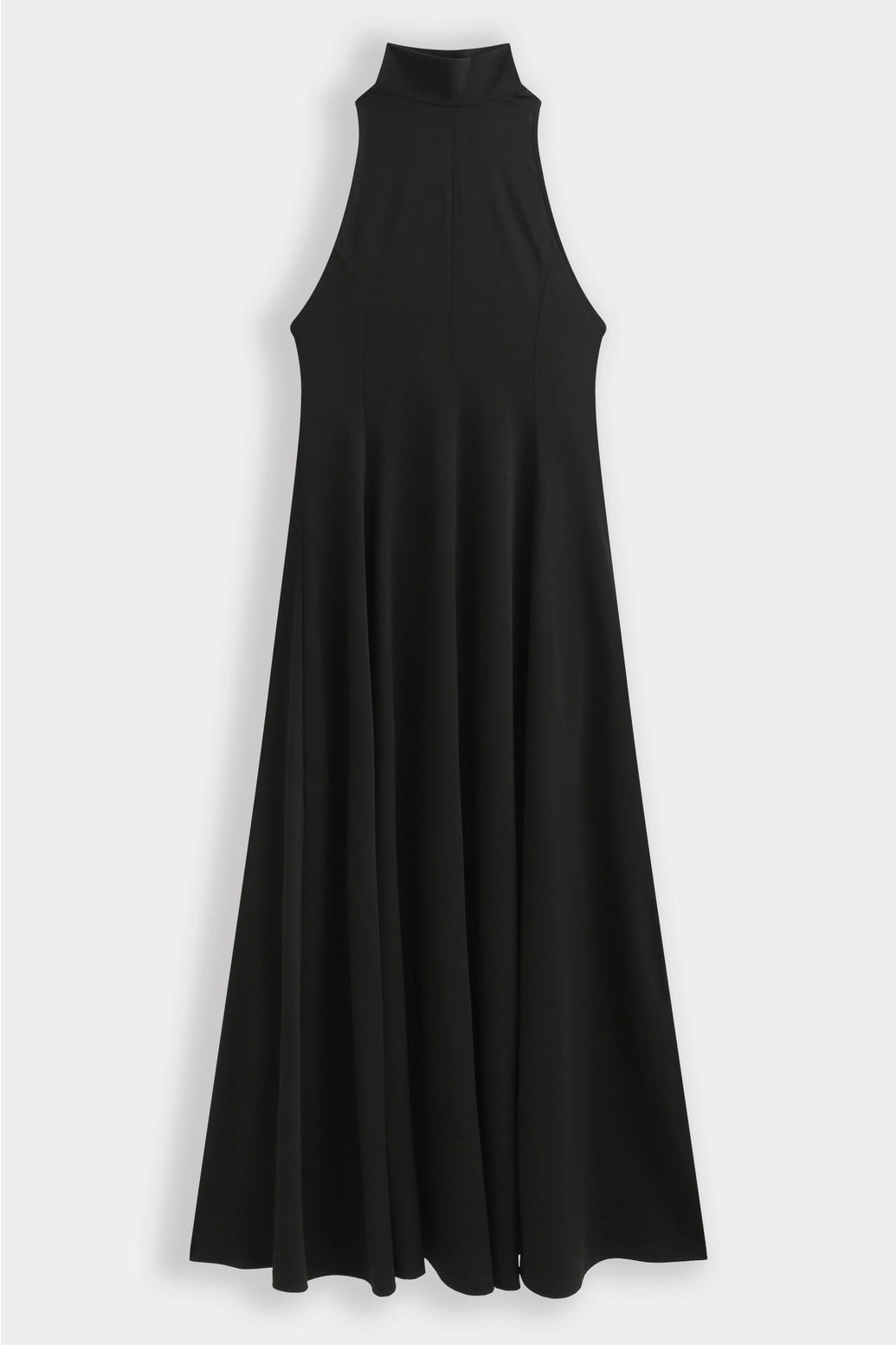 Black Sofia Halter Maxi Dress