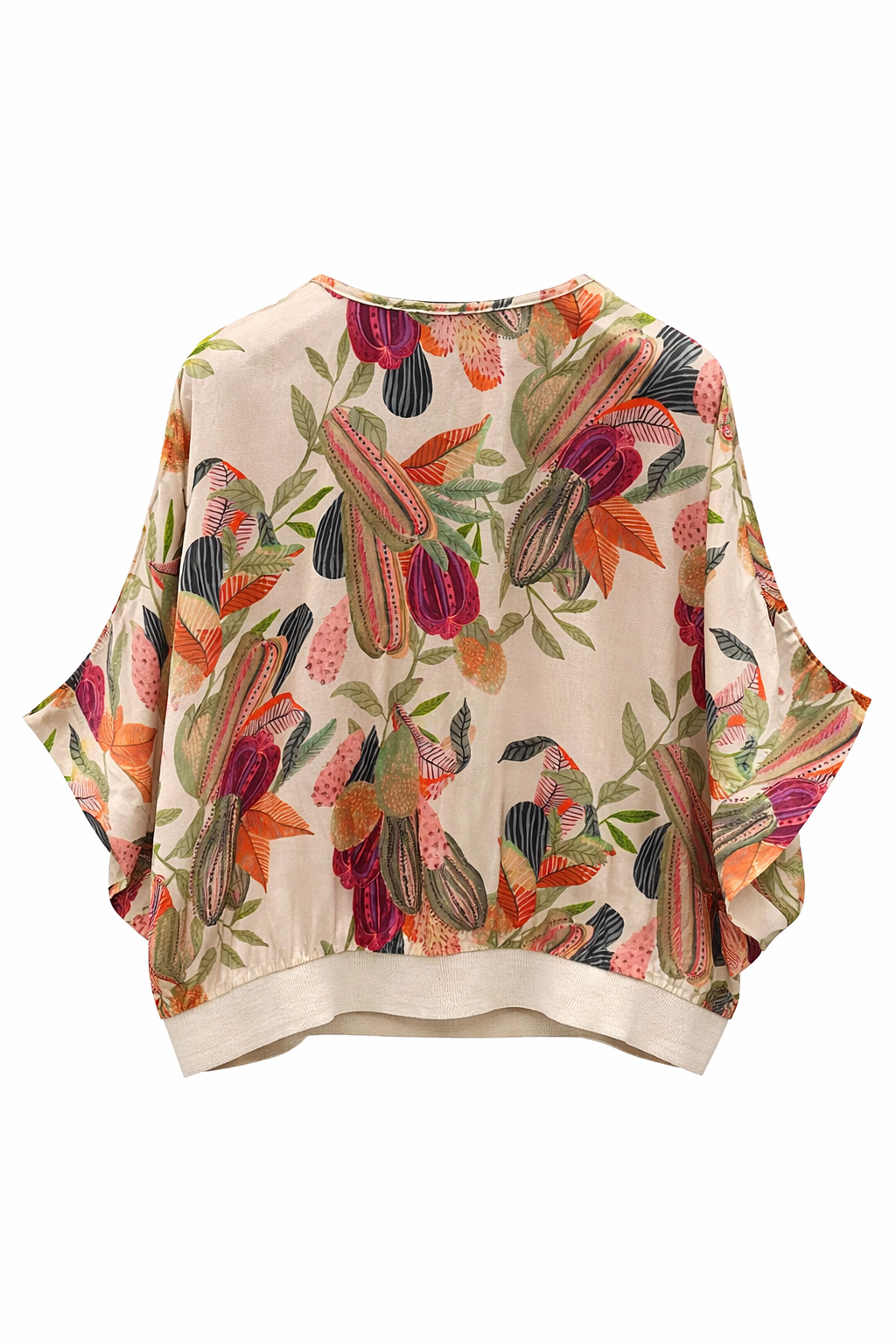 Orange Elle Printed Blouse