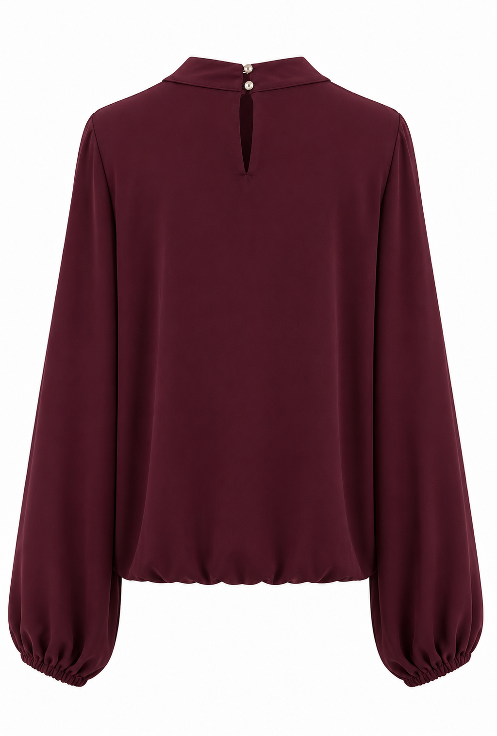 Burgundy Elara Blouse