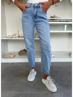 Blue Denim Mom Jeans