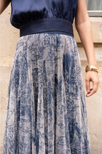 Navy Amber Tulle Skirt