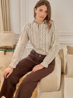 Brown Vaya Blouse
