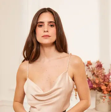 Nude Cowl Neck Cami