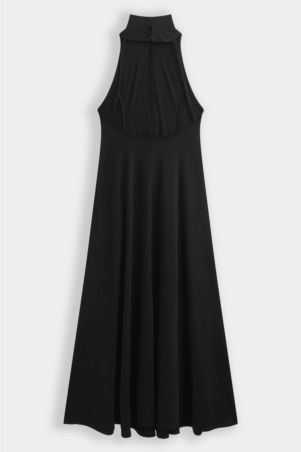 Black Sofia Halter Maxi Dress
