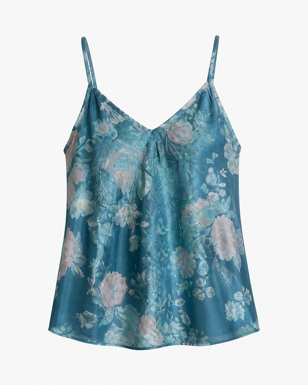 Teal Botanical Cami
