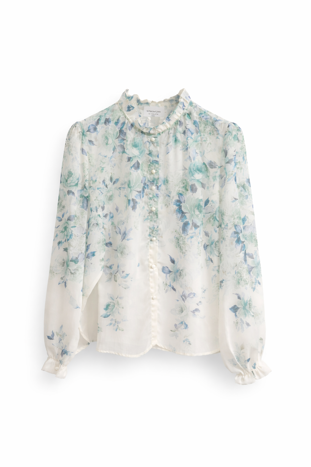 Green Meadow Floral Blouse