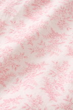 Pink Vintage Floral Blouse