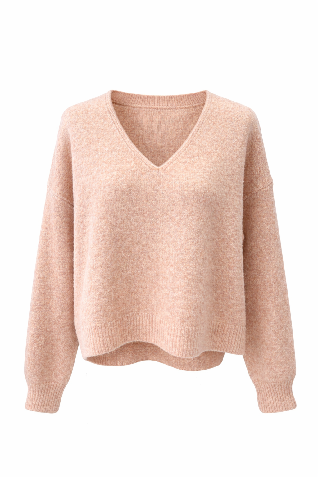 Blush V Neck Knit