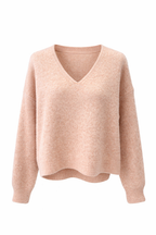 Blush V Neck Knit