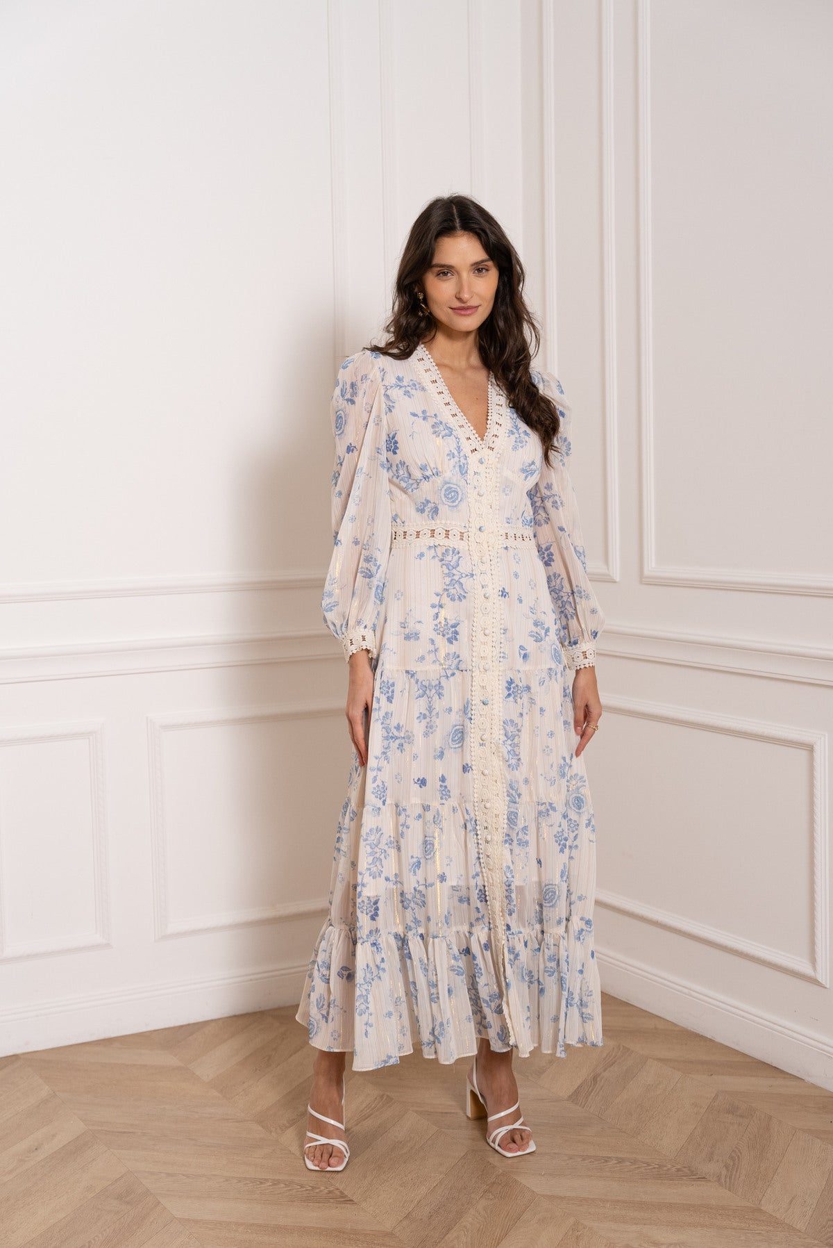 Eloise Floral Button Dress