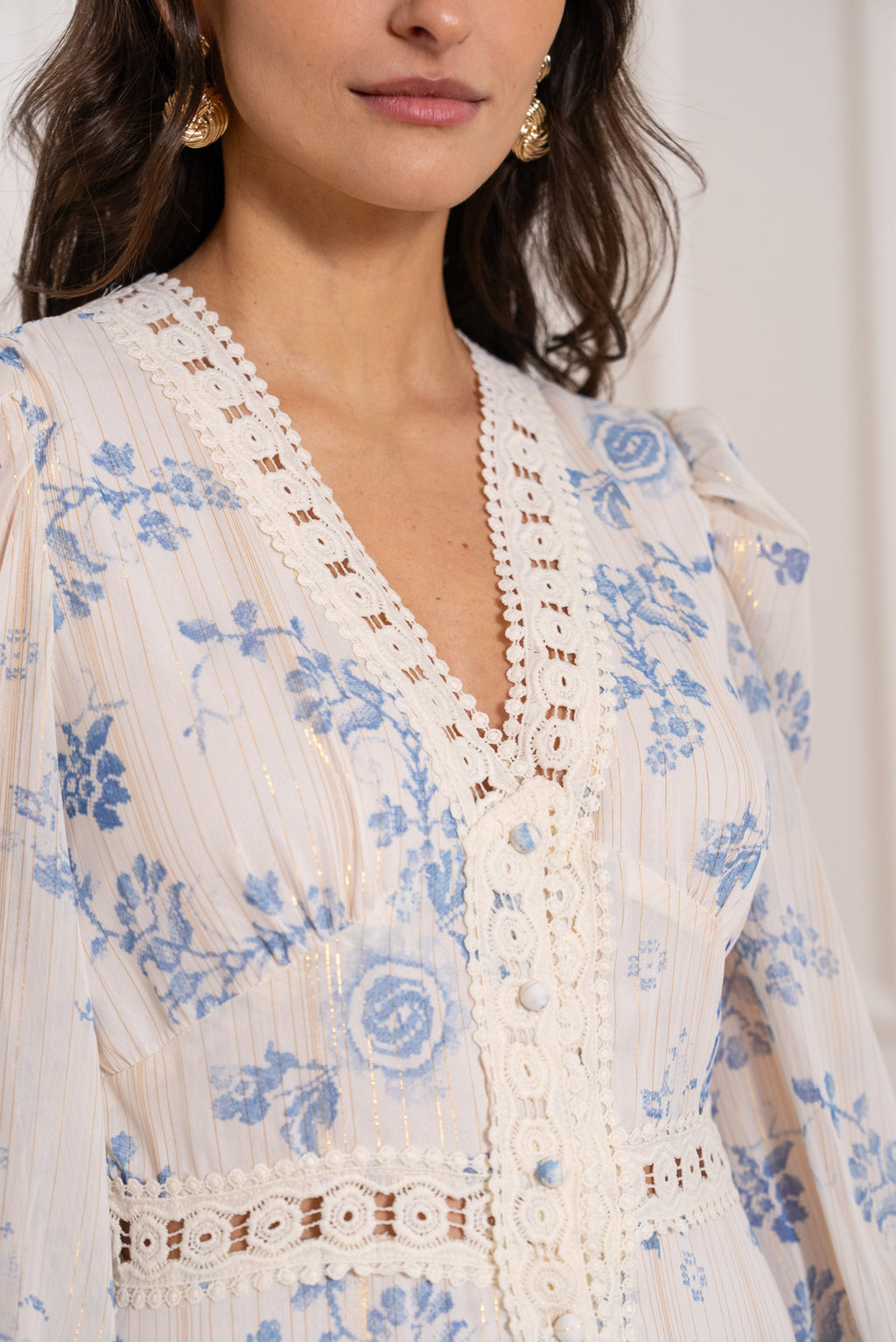 Eloise Floral Button Dress