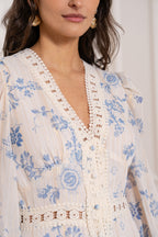 Eloise Floral Button Dress