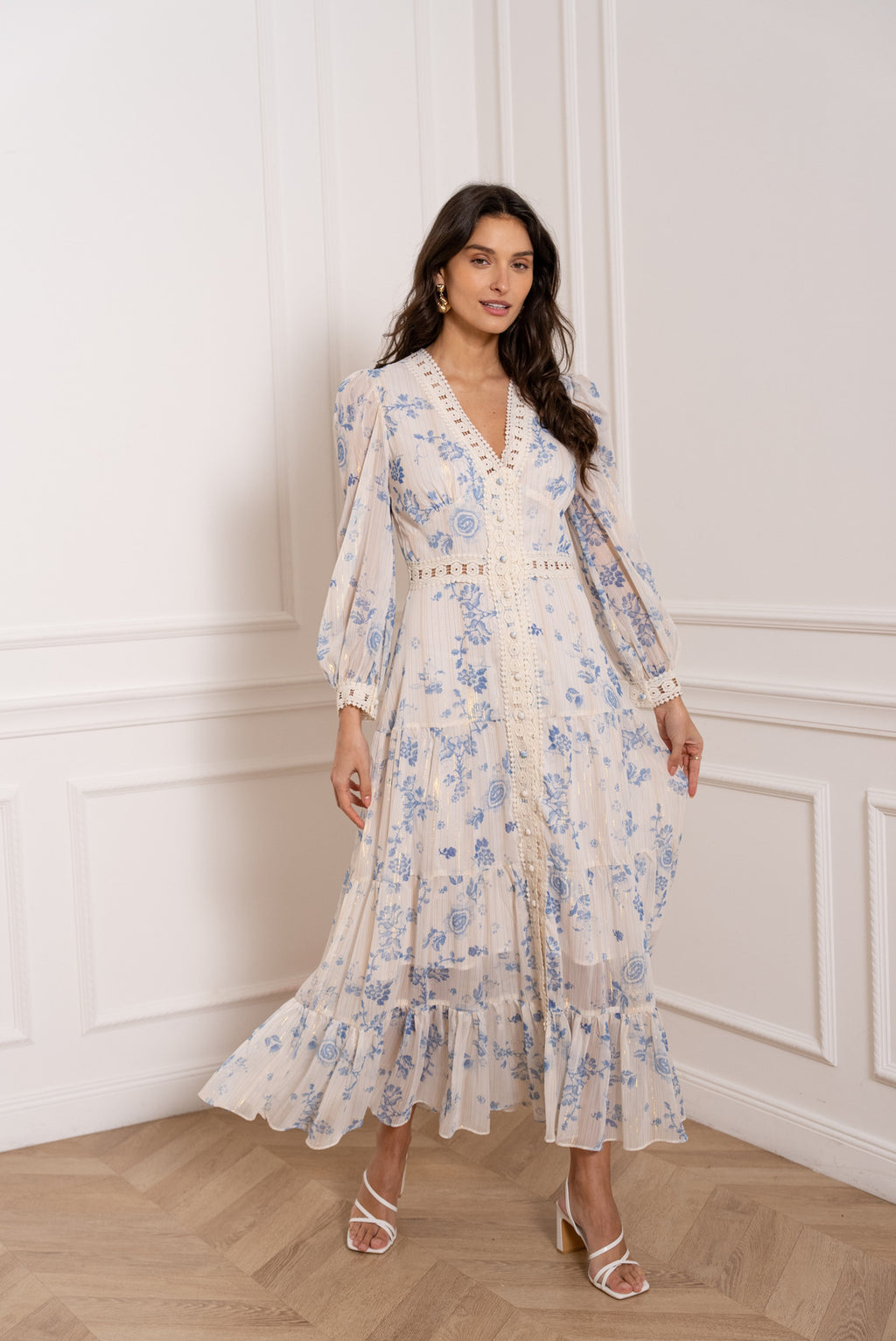Eloise Floral Button Dress